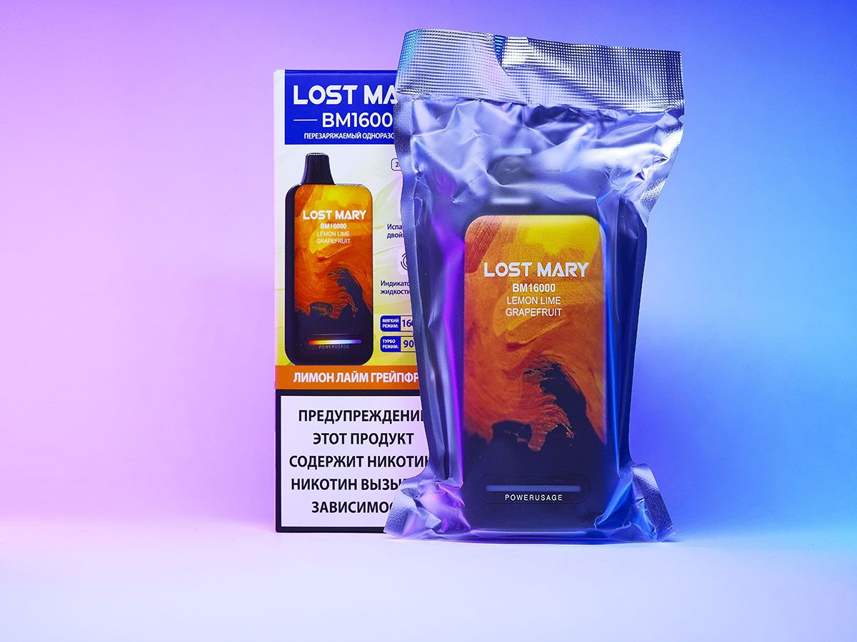 LOST MARY BM 16000 Lemon Lime Grapefruit (Лимон лайм грейпфрут)