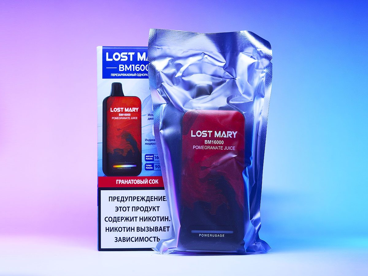 LOST MARY BM 16000 Pomegranate Juice (Гранатовый сок)
