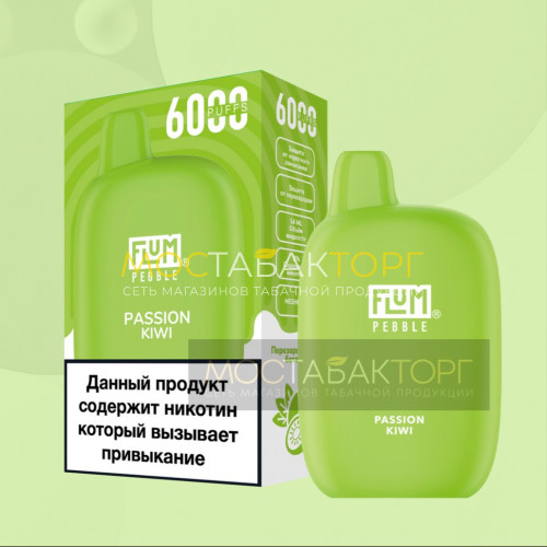 Электронные сигареты FLUM Pebble Маракуйя Киви