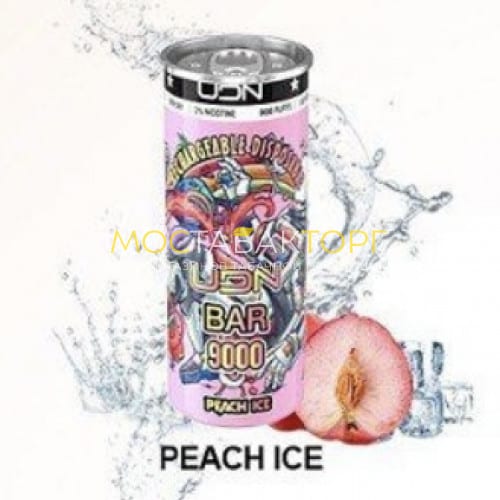 Электронные сигареты UDN BAR 9000 Peach Ice (УДН Бар Персик)