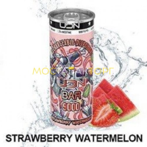 Электронные сигареты UDN BAR 9000 Strawberry Watermelon (УДН Бар Клубника Арбуз)