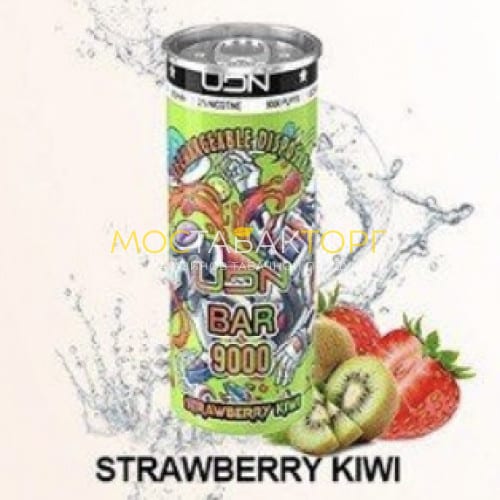 Электронные сигареты UDN BAR 9000 Strawberry Kiwi (УДН Бар Клубника Киви)