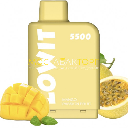 Сменный картридж Elf Bar Lowit 5500 - Манго маракуйя