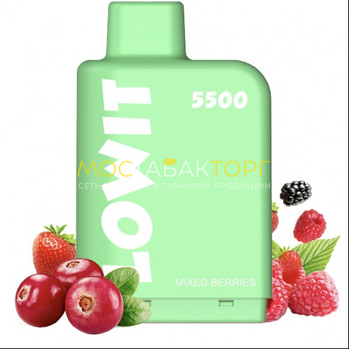 Сменный картридж Elf Bar Lowit 5500 - Ягодный микс