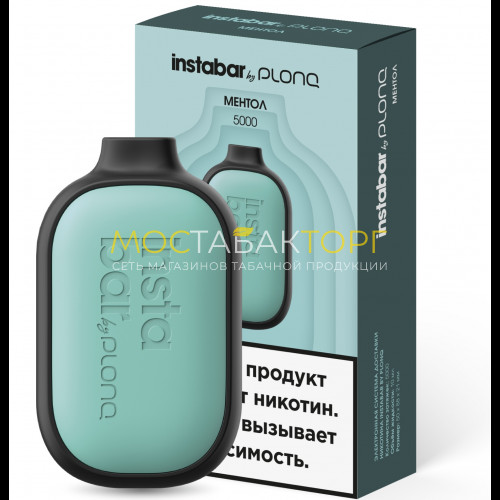 Электронные сигареты Instabar by Plonq - Ментол