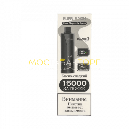Электронные сигареты BUBBLE Mon Booster P-15000 Киви Маракуйя Гуава