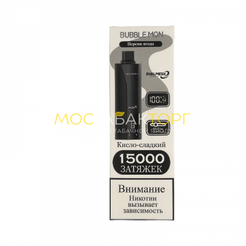 Электронные сигареты BUBBLE Mon Booster P-15000 Персик Ягода
