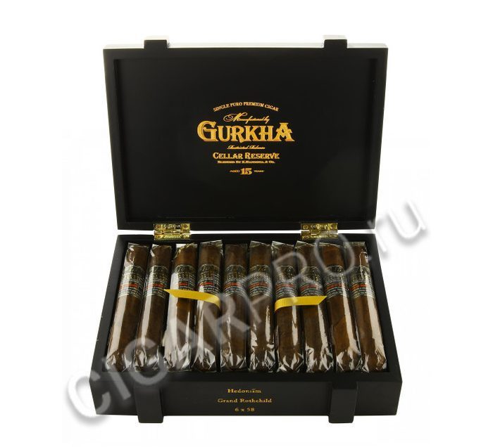 Сигары Gurkha Cellar Reserve Limitada Hedonism Grand Rothschild
