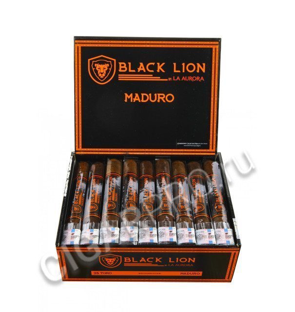 Сигары Black Lion Maduro Toro