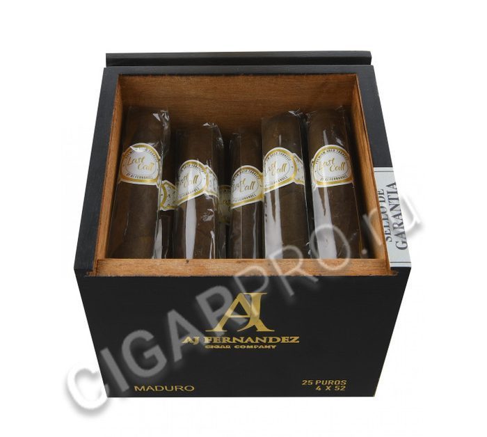Сигары AJ Fernandez Last Call Maduro Corticas