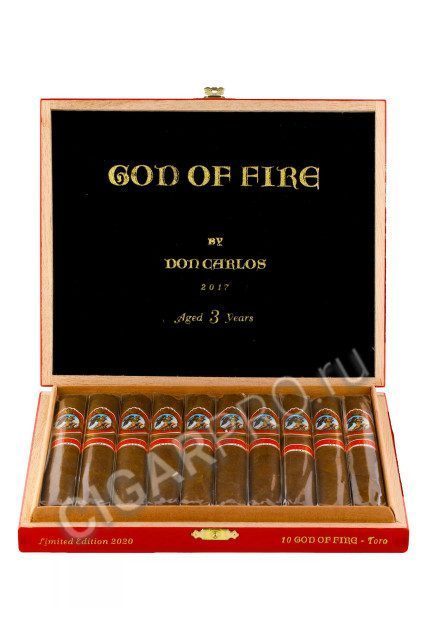 Сигары God of Fire by Don Carlos Toro Limited Edition 2020