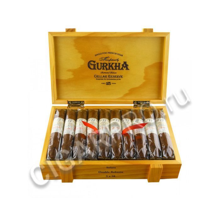 Сигары Gurkha Cellar Reserve Aged 15 years Solara Double Robusto