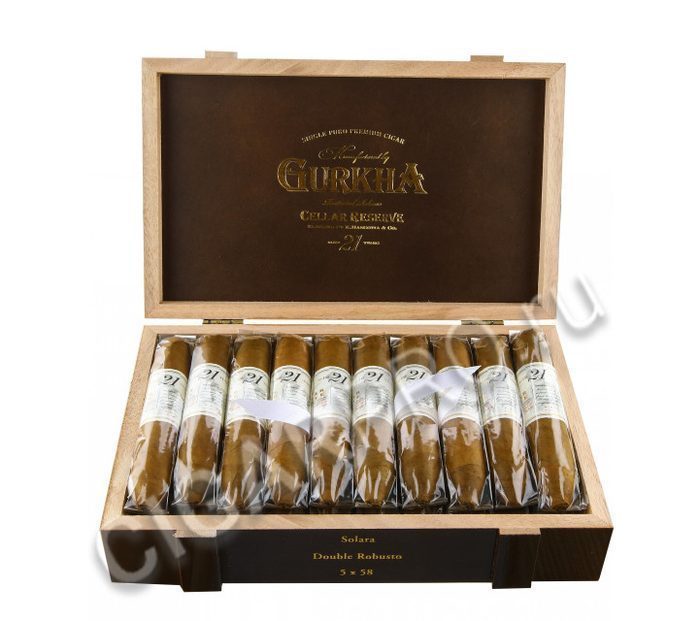 Сигары Gurkha Cellar Reserve Aged 21 Solara Double Robusto