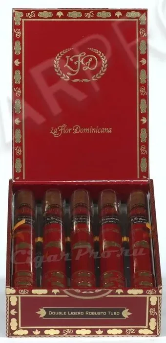 La Flor Dominicana Double Ligero Robusto Tubo Сигары Ла Флор Доминикана Дабл Лигеро Робусто Тубо