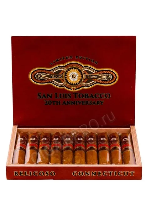 Сигары Perdomo Limited Edition San Luis Tobacco 20th Anniversary Belicoso Champagne