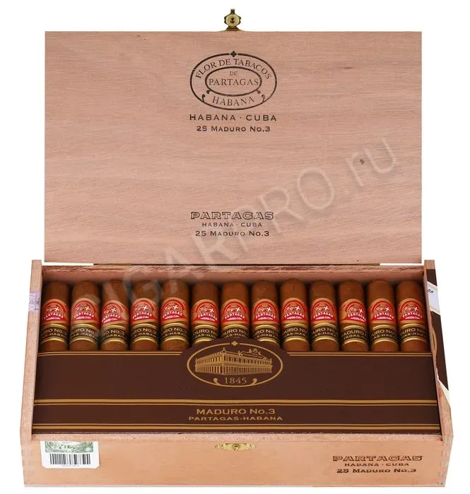 Сигары Partagas Maduro №3