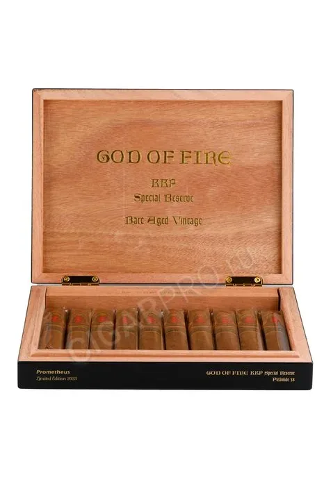 Сигары God of Fire KKP Special Reserve Piramide 58