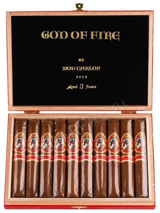 Сигары God of Fire by Don Carlos Robusto Gordo 54