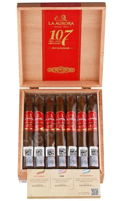 Сигары La Aurora 107 Ecuador Belicoso