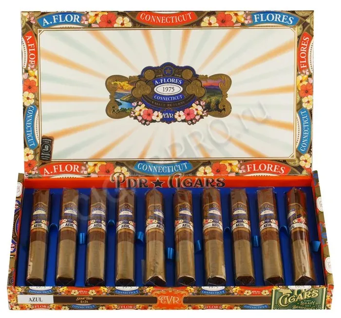 Сигары PDR A. Flores 1975 Connecticut Valley Reserve Azul Gran Toro