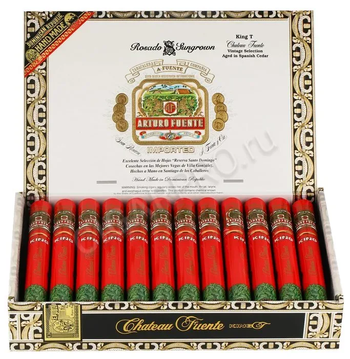 Сигары Arturo Fuente Chateau Fuente King T Rosado Sun Grown Tubos