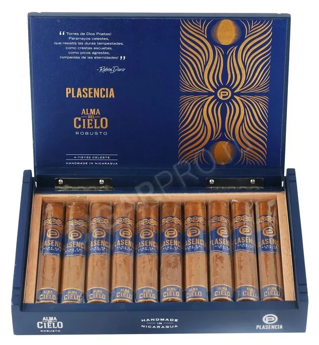 Сигары Plasencia Alma Del Cielo Celeste Robusto
