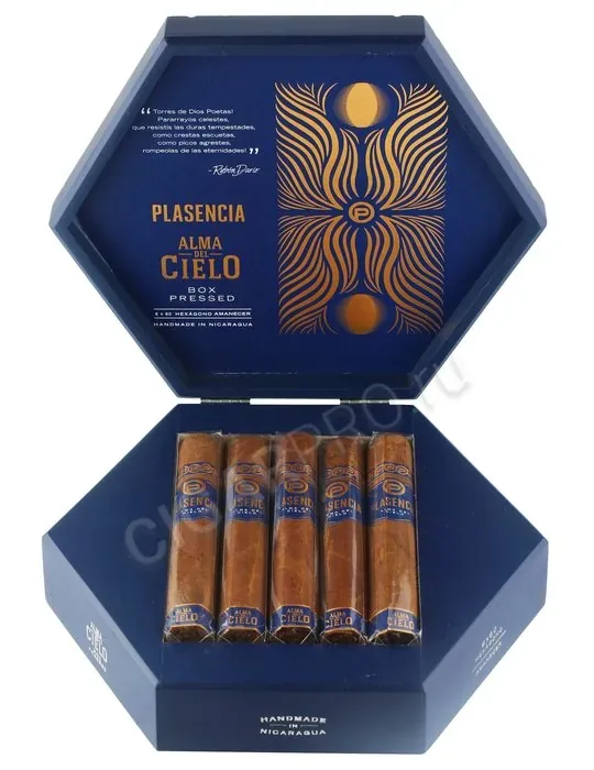 Сигары Plasencia Alma Del Cielo Amanecer Hexagon Box Pressed