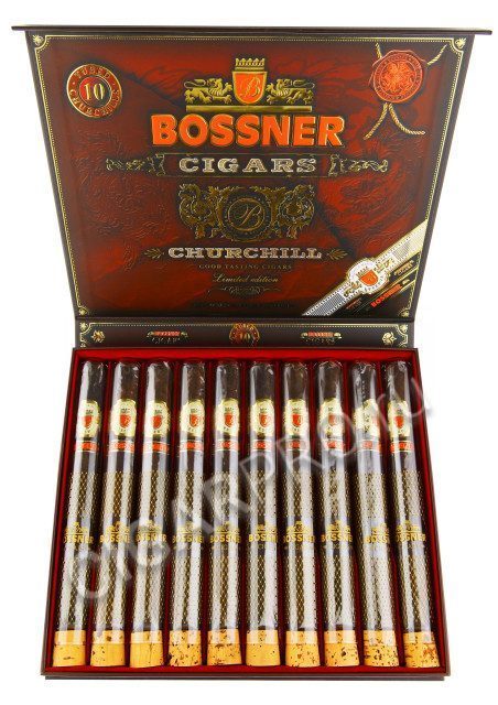 Сигара Bossner Churchill Tube Edition Maduro Private Label