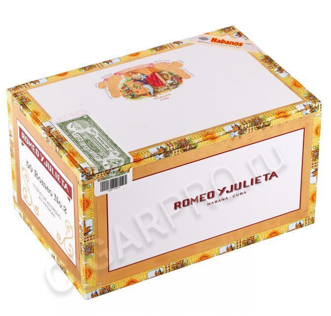 Сигары Romeo y Julieta №2 Tubos 50 шт