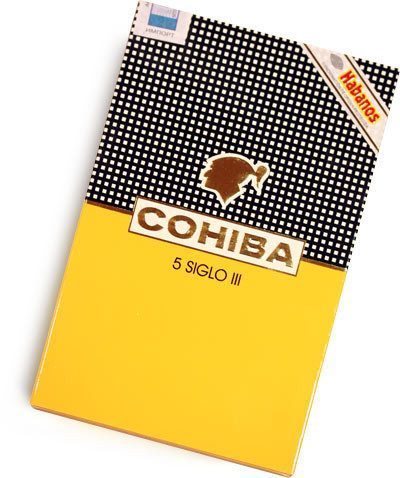 Cohiba Siglo III в бумажной упаковке