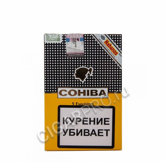 Сигары Cohiba Exquisitos в бумажной упаковке