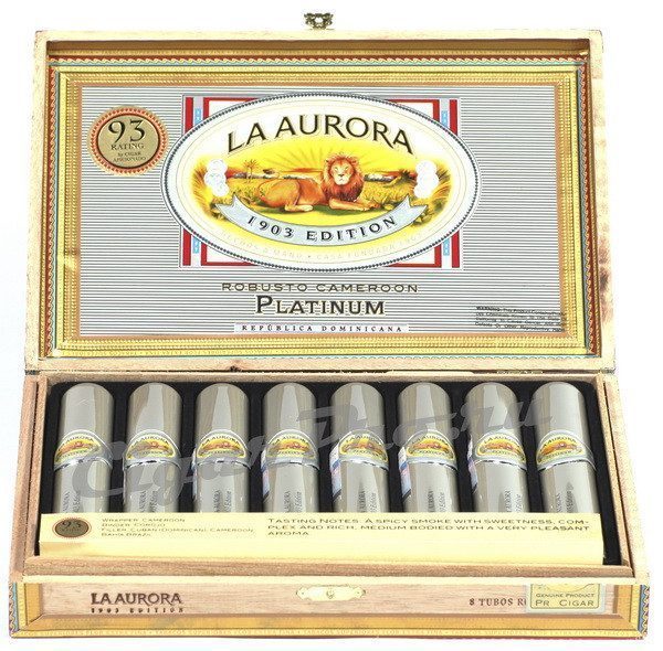 La Aurora 1903 Robusto Platinum