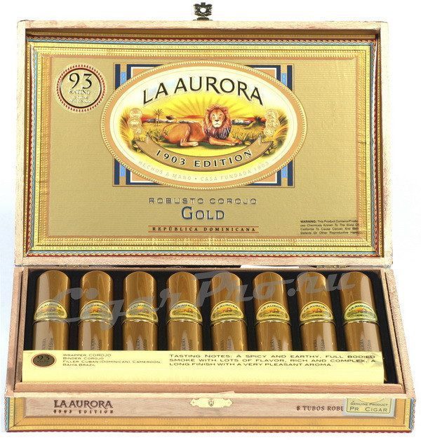 La Aurora 1903 Robusto Gold