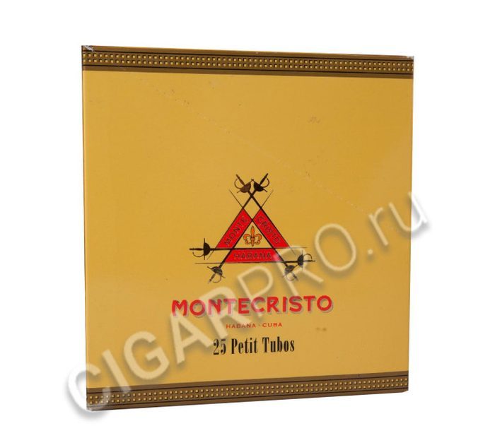 Сигары Montecristo Petit Tubos в картонной пачке