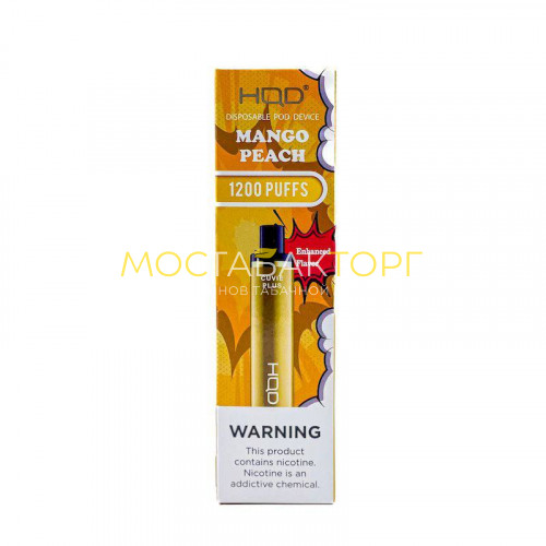 Электронные сигареты HQD Cuvie Plus - Mango Peach (hqd Куви Плюс Манго Персик)