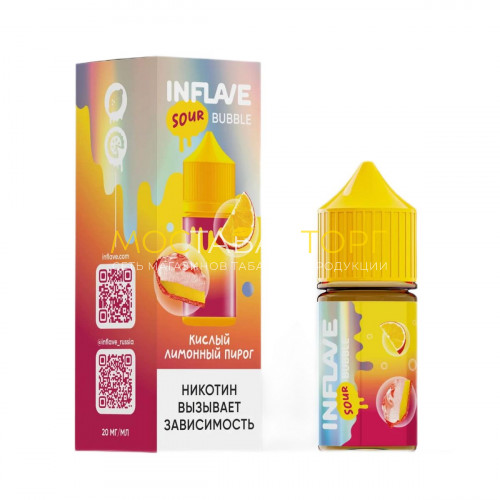 Жидкость для электронных сигарет INFLAVE BUBBLE - Лимонный пирог