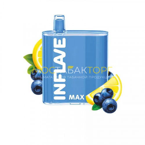 Электронные сигареты Inflave Max 4000 затяжек - Черника лимон