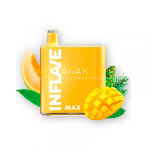 Электронные сигареты Inflave Max 4000 затяжек - Манго дыня шишки