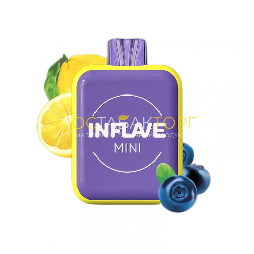 Электронные сигареты Inflave Mini 1000 затяжек - Черника лимон