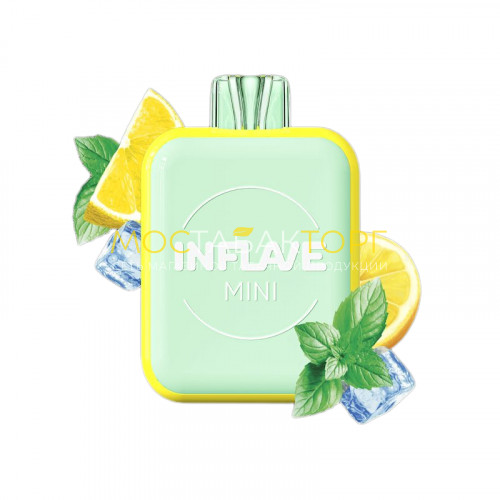 Электронные сигареты Inflave Mini 1000 затяжек - Лимон мята