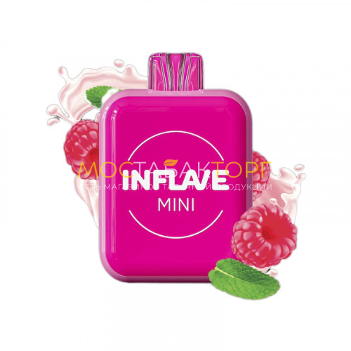 Электронные сигареты Inflave Mini 1000 затяжек - Малиновый йогурт