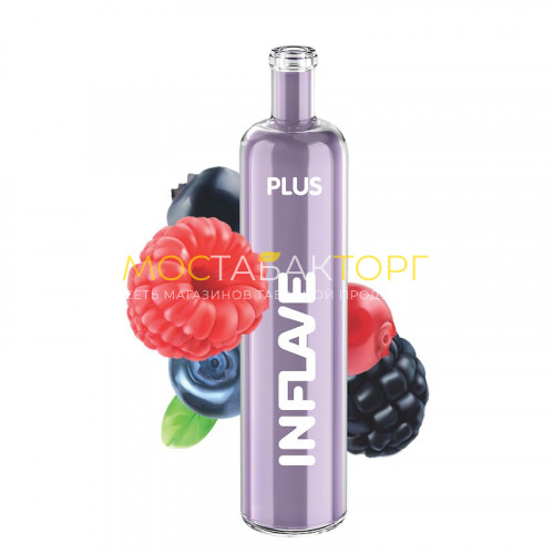Электронные сигареты Inflave Plus 2200 затяжек - Ягодный микс