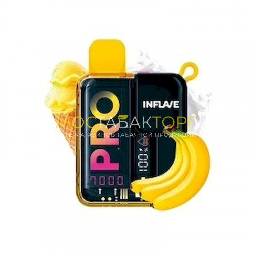 Электронные сигареты Inflave Pro 7000 затяжек - Банановый сорбет