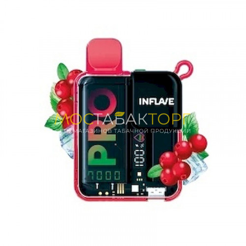 Электронные сигареты Inflave Pro 7000 затяжек - Клюква мята
