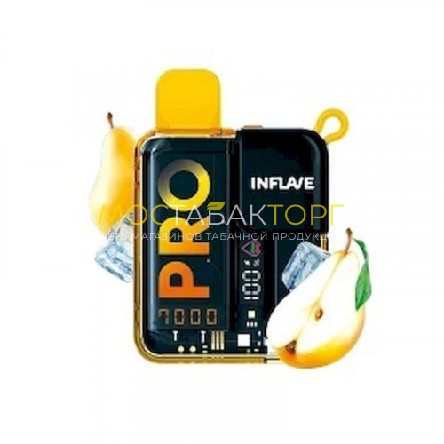 Электронные сигареты Inflave Pro 7000 затяжек - Ледяная груша
