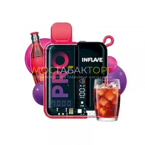 Электронные сигареты Inflave Pro 7000 затяжек - Жвачка кола