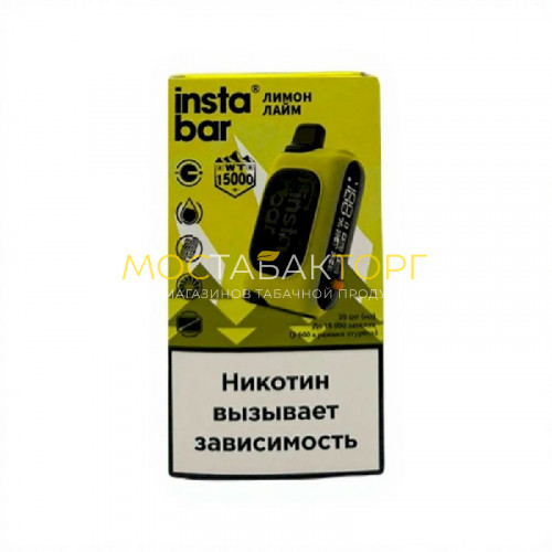Электронные сигареты Instabar WT by Plonq - Лайм лимон