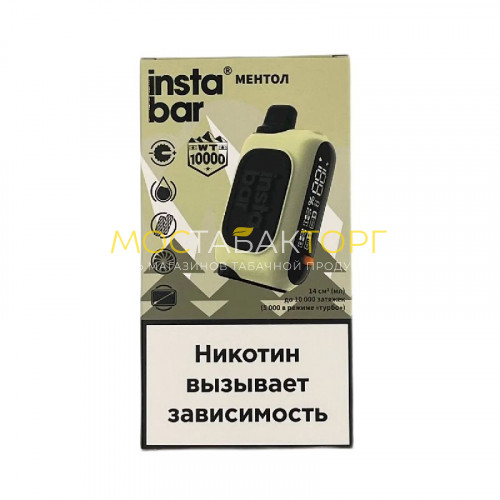 Электронные сигареты Instabar WT by Plonq - Ментол