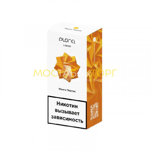 Жидкость для электронных сигарет Plonq Liquid - Манго персик