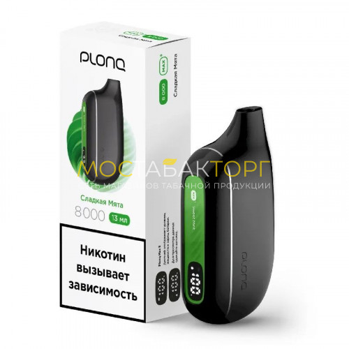Электронные сигареты Plonq Max Smart - Sweet Mint (Сладкая мята)